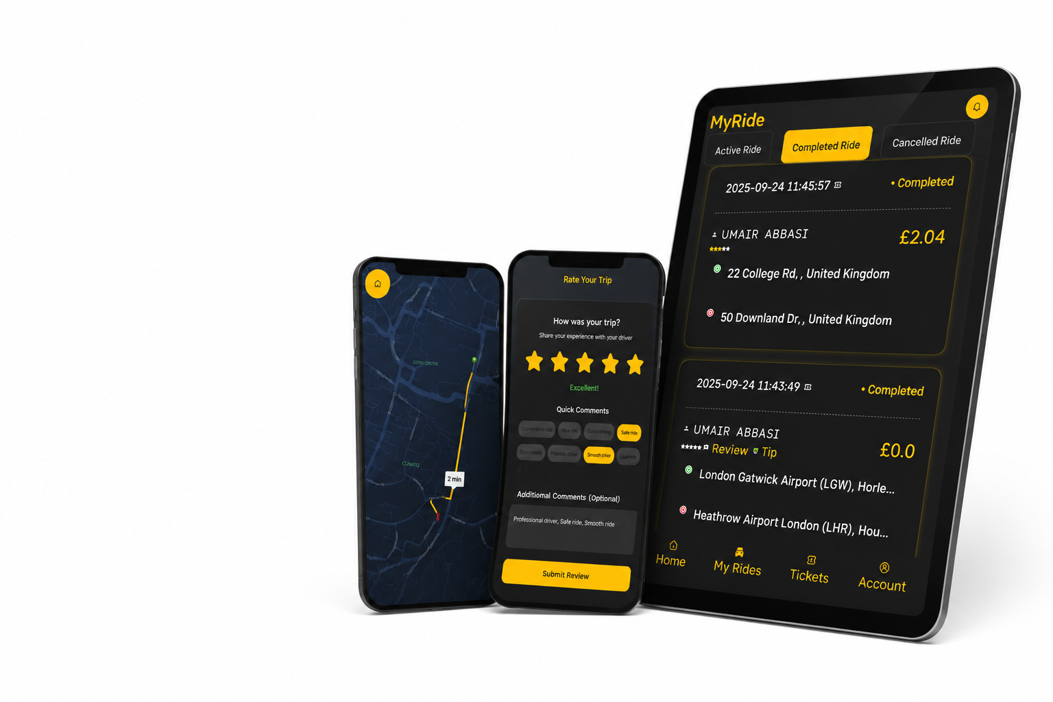 Corporate travel account management